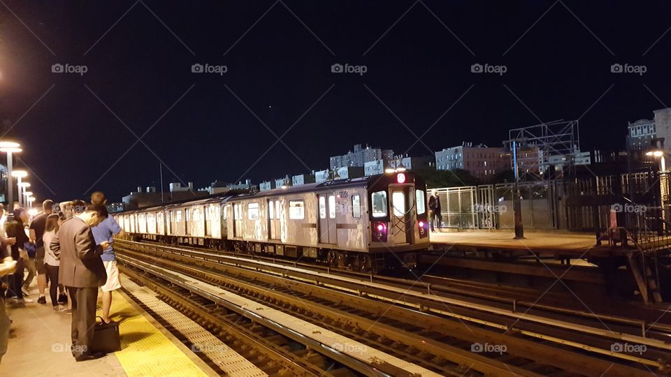 Train Platform at Yankee Stadium