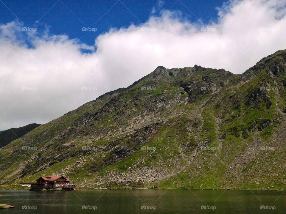 Romanian mountain lake