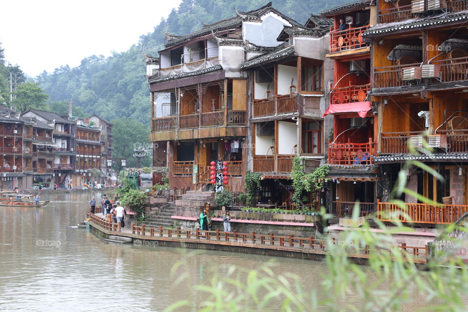 Fenghuang county in western Hunan Province.