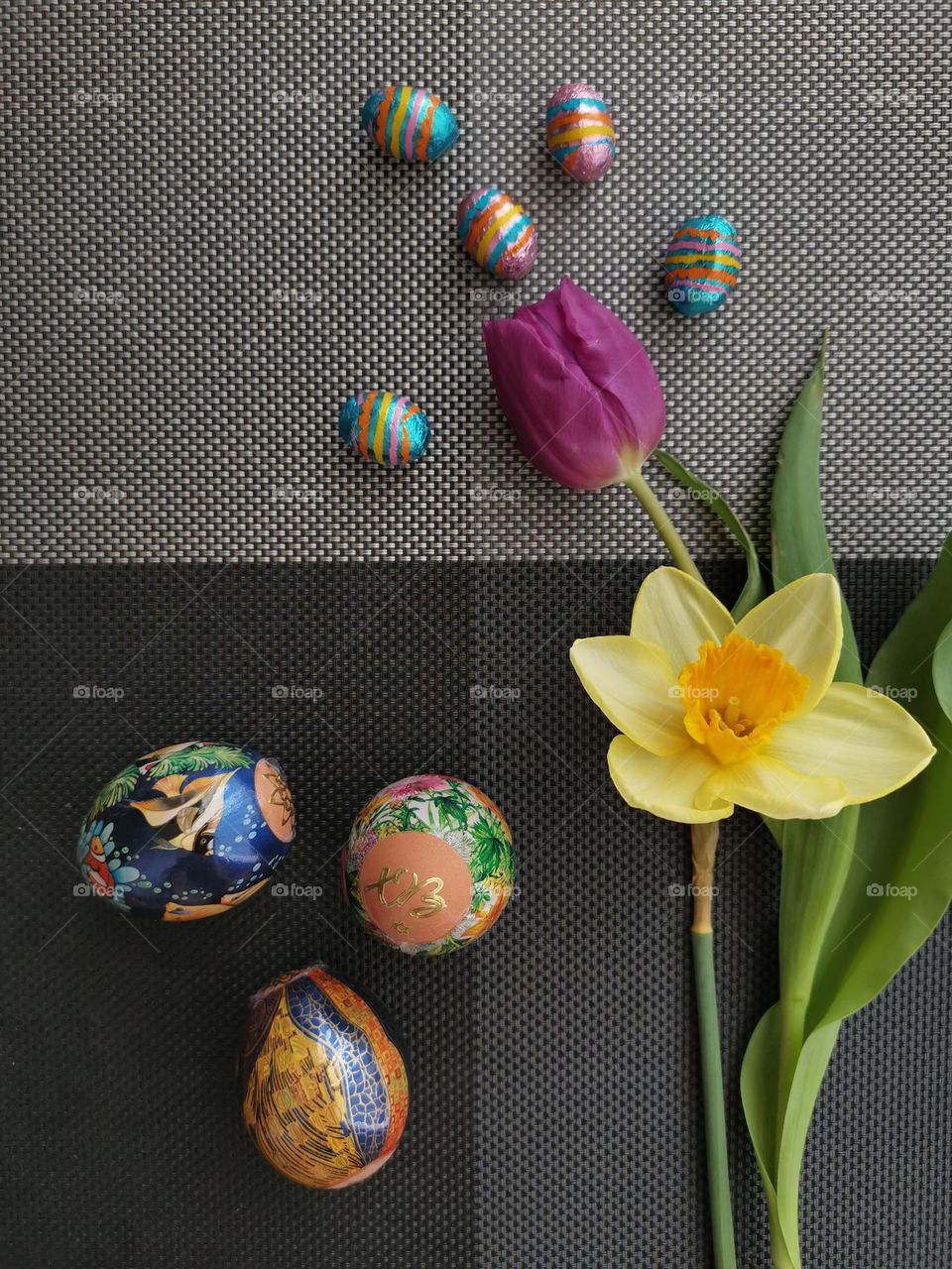 Easter eggs, Easter time, Easter tradition.