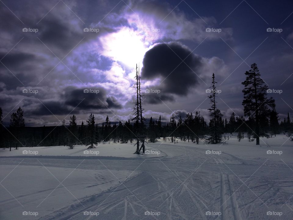 Storm clouds