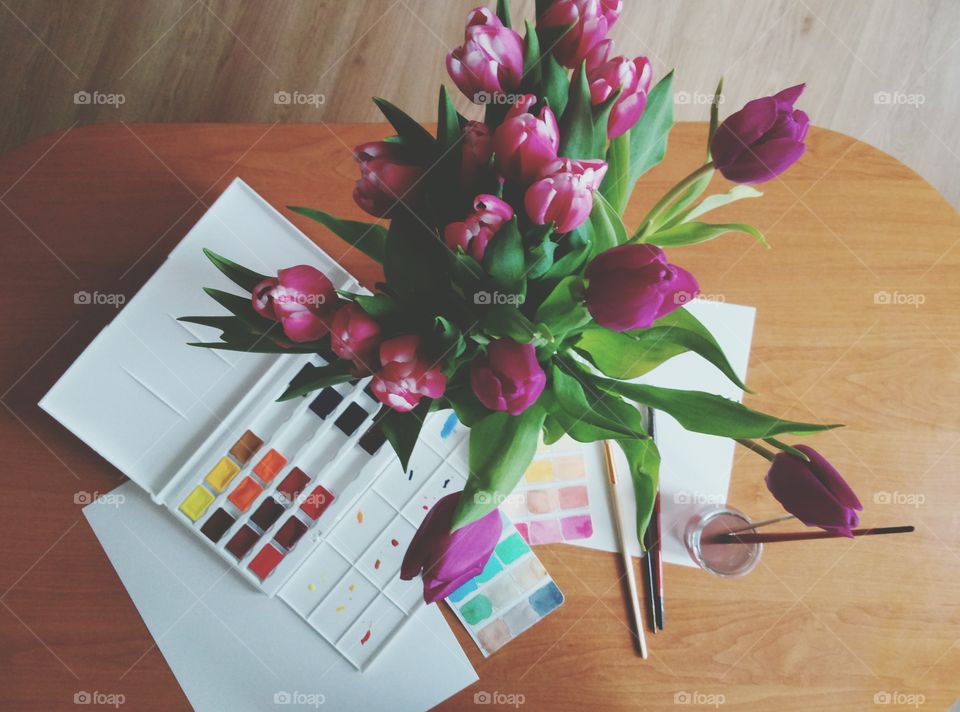 No Person, Paper, Flower, Still Life, Card