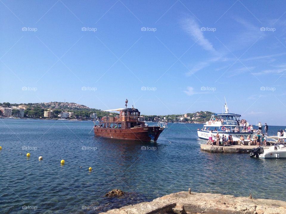 Paseo con barco en Palma de Mallorca 