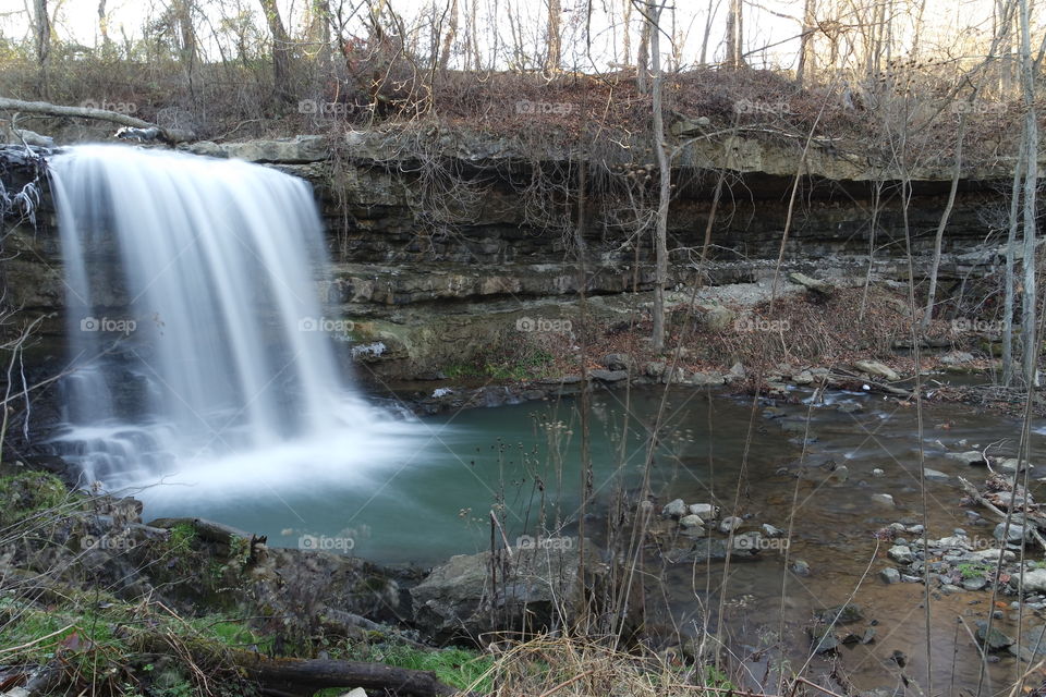 Waterfall on Falls Avenue in Connellsville, PA