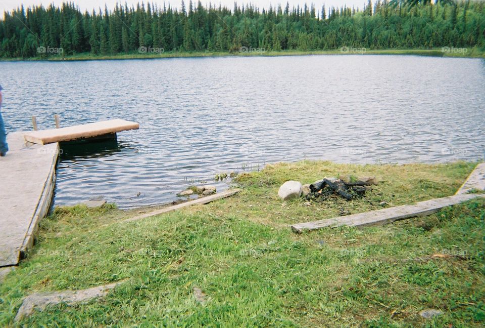 swimming hole. Alaska