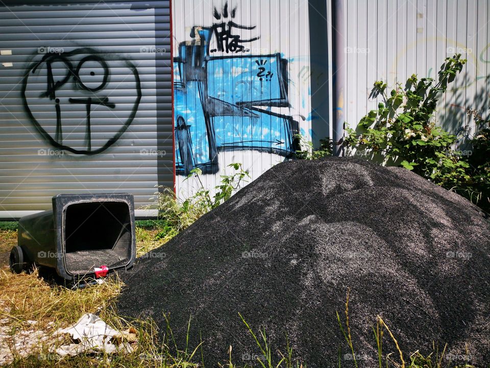 waste and graffiti