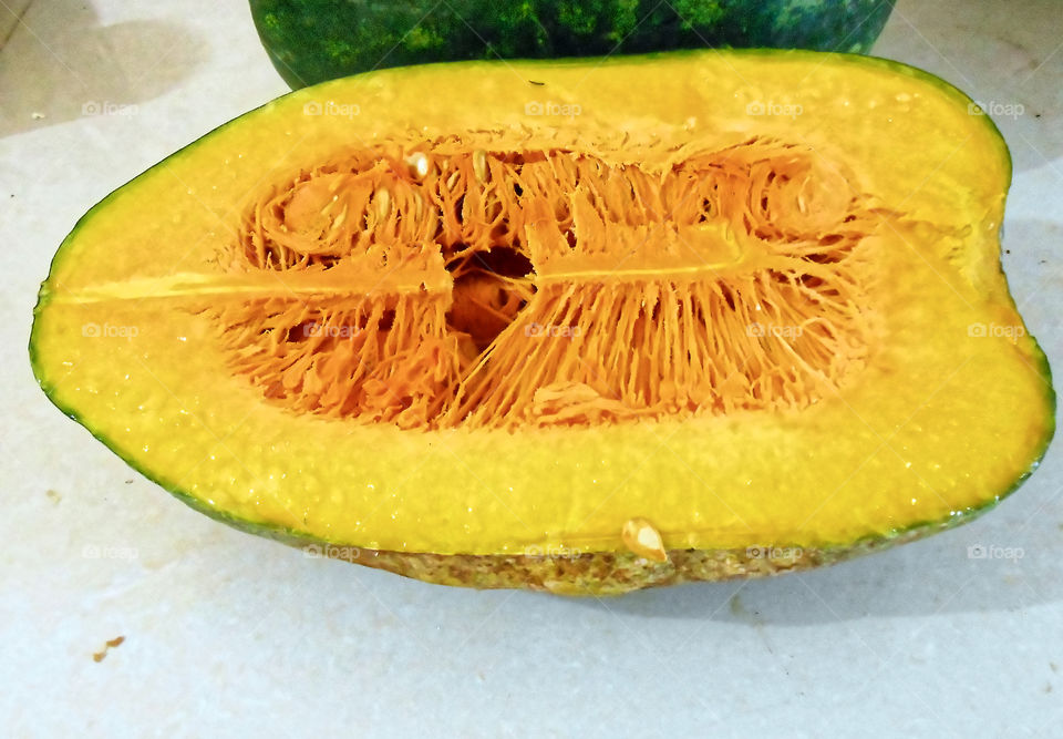 Pumpkin Cross Section