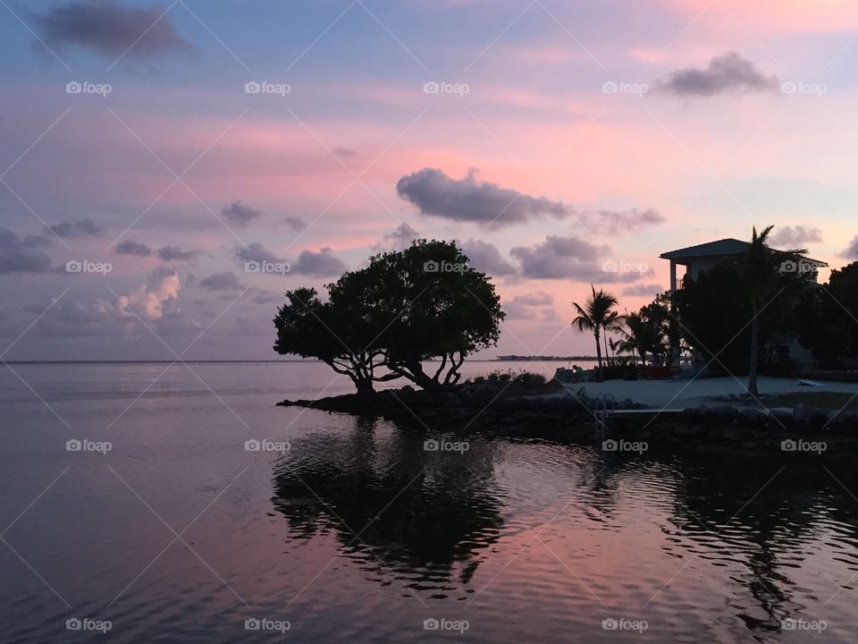 sunset in Keys