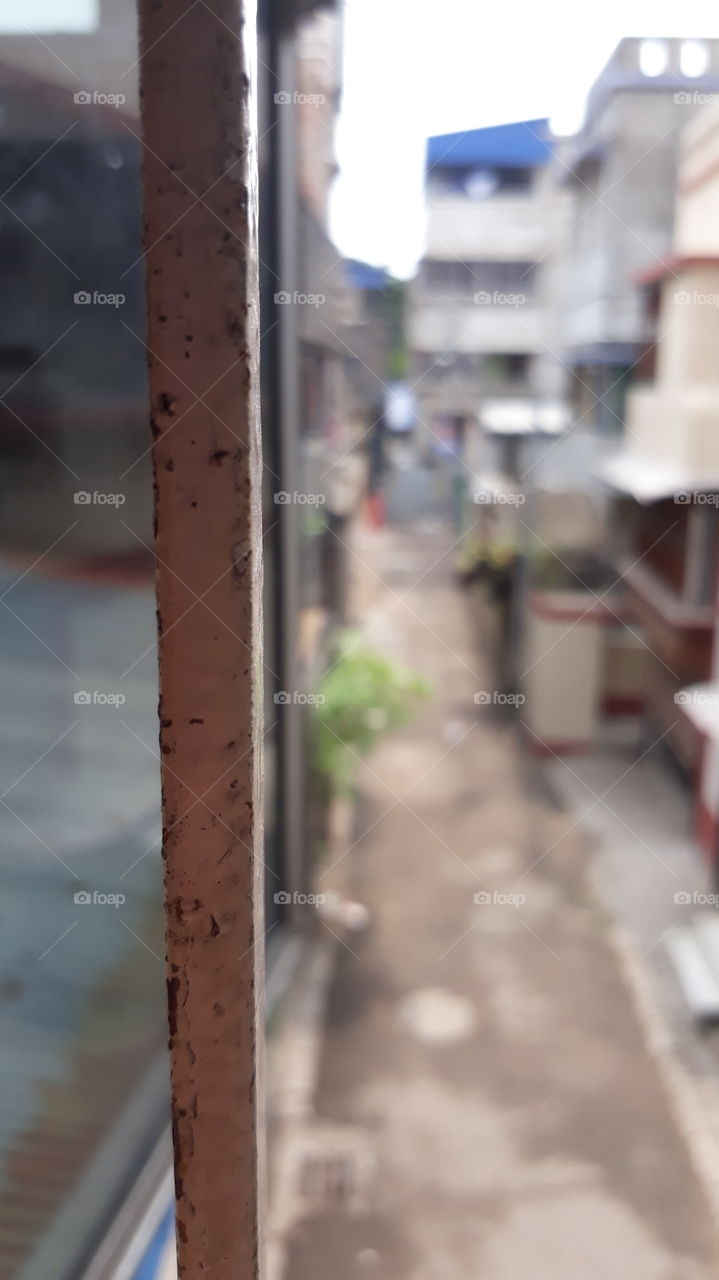 A pic of road from the corridor