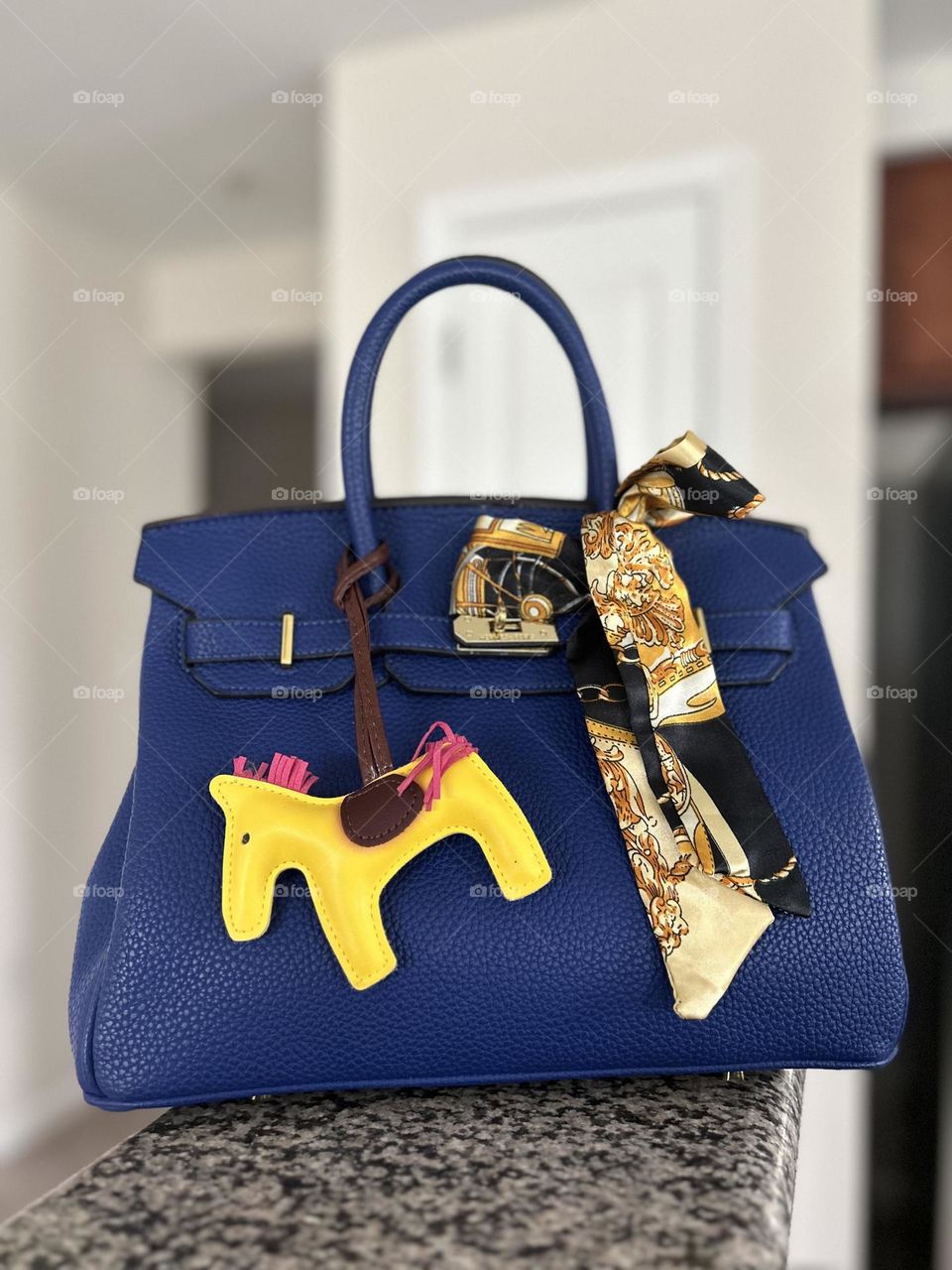 Blue Handbag