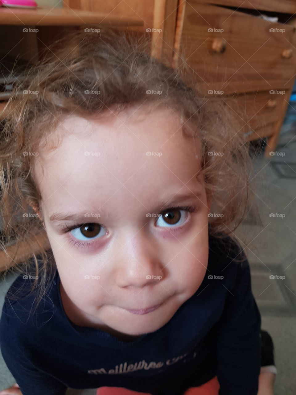 portrait of a little girl