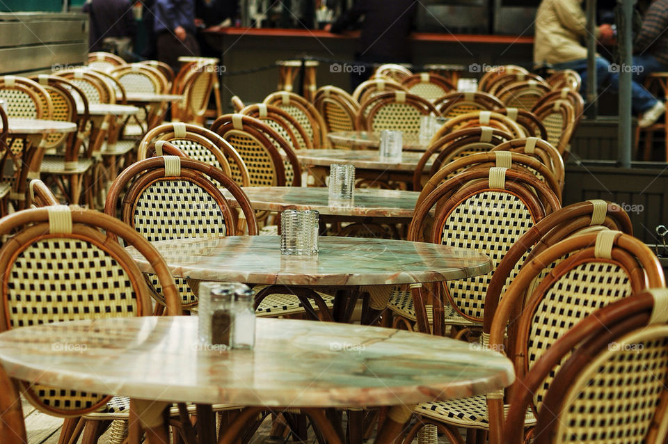 restaurant chairs tables nyc by delvec
