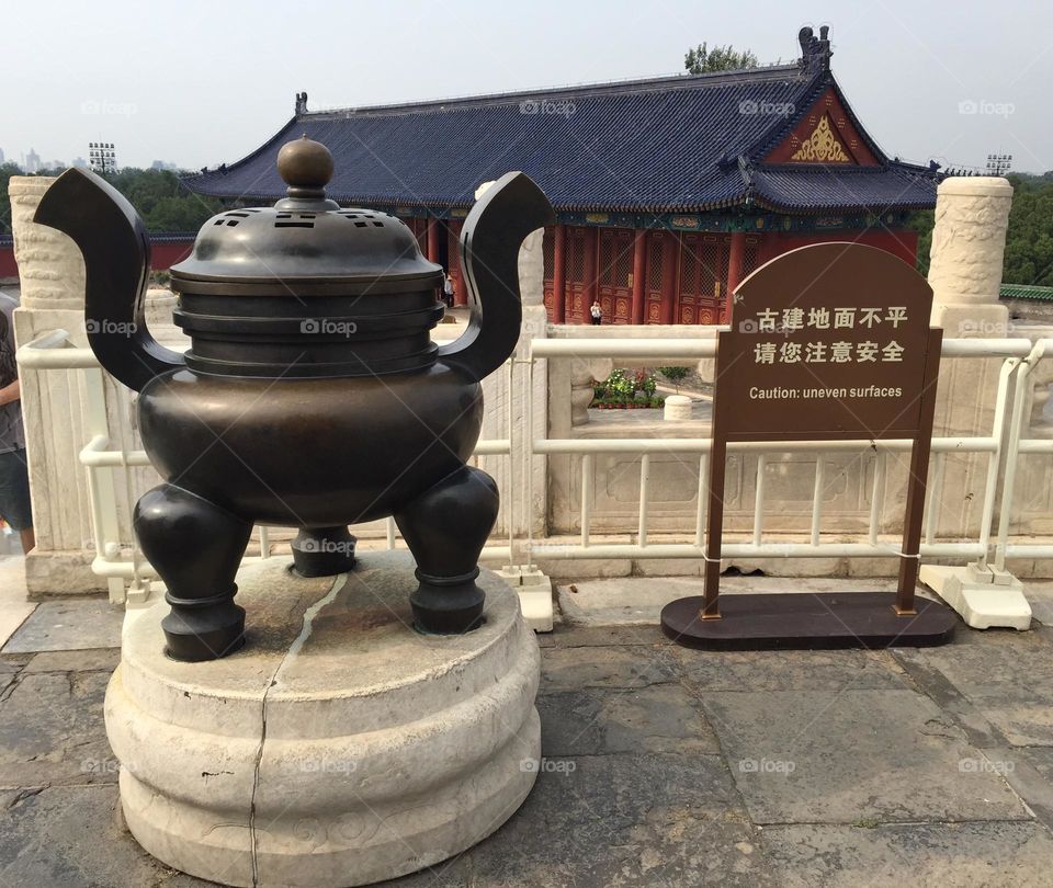 Temple of heaven sculpture 