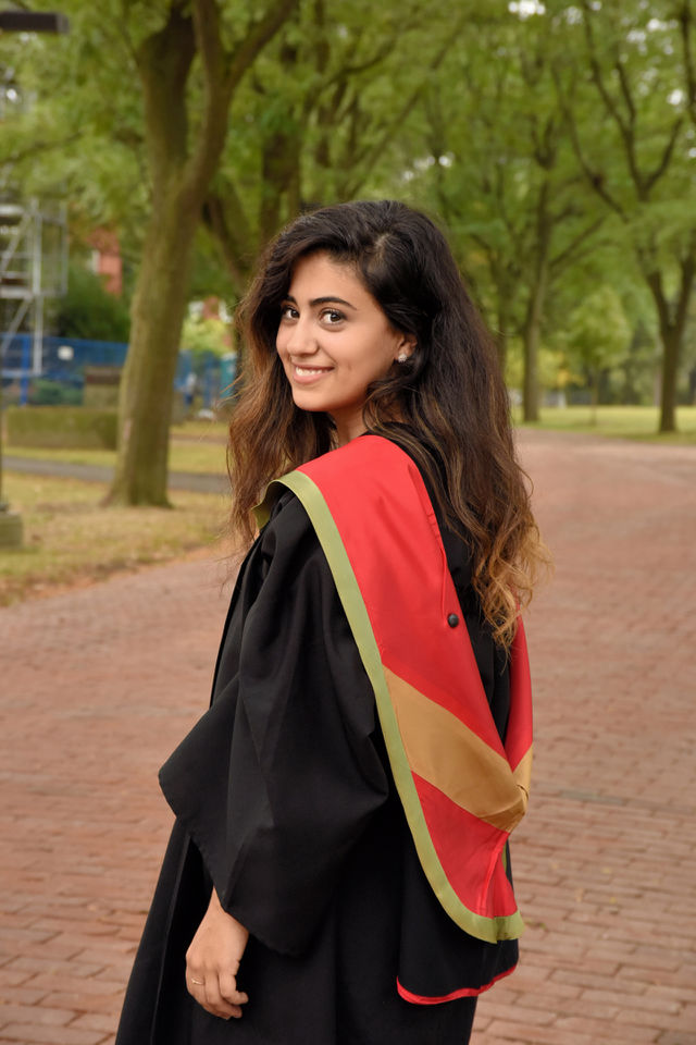 graduate girl beautiful campus