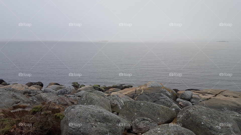 Fog coming in from sea - dimma kommer in från havet 