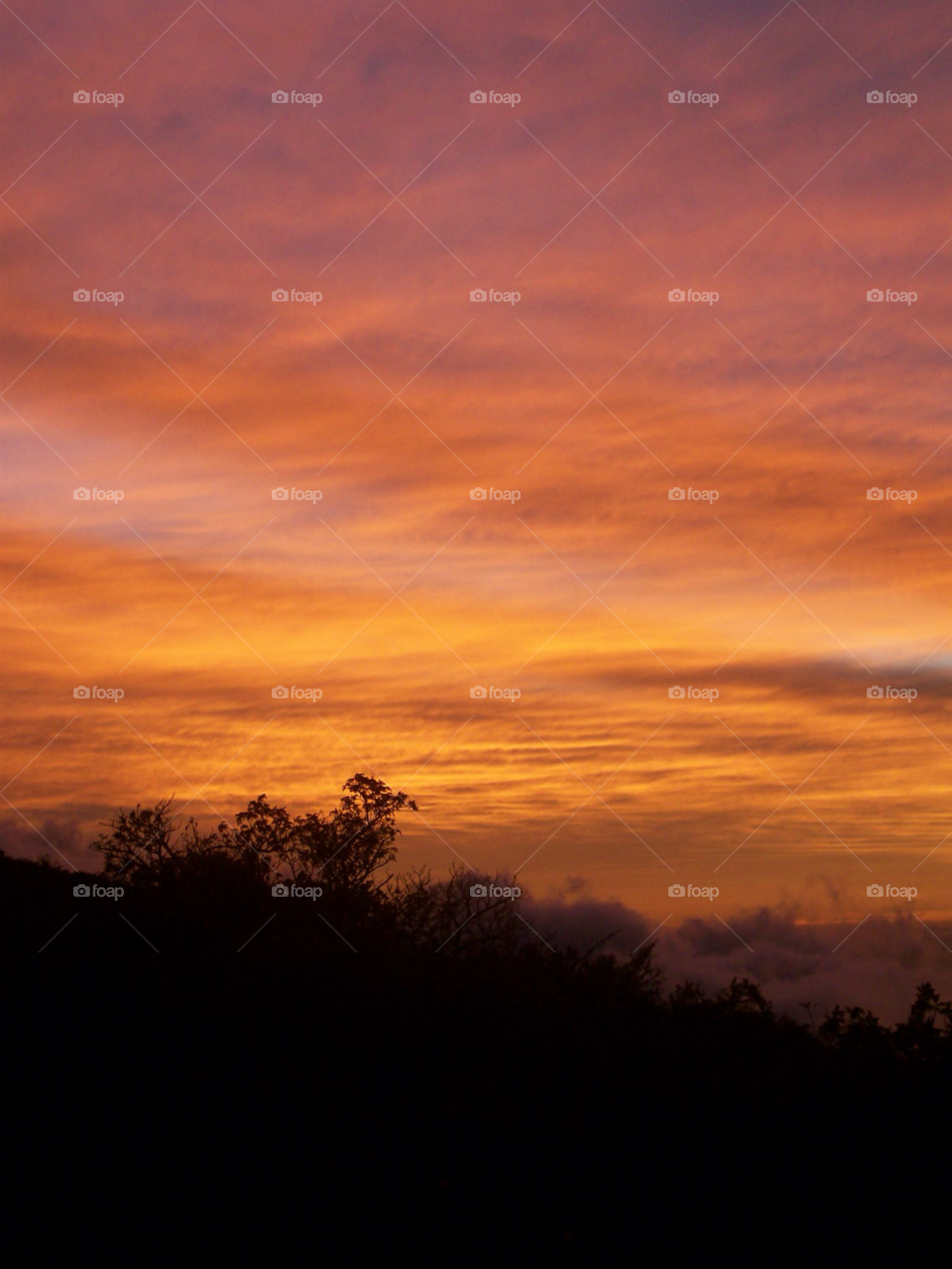 sky red sunset fire by SmileItsJo