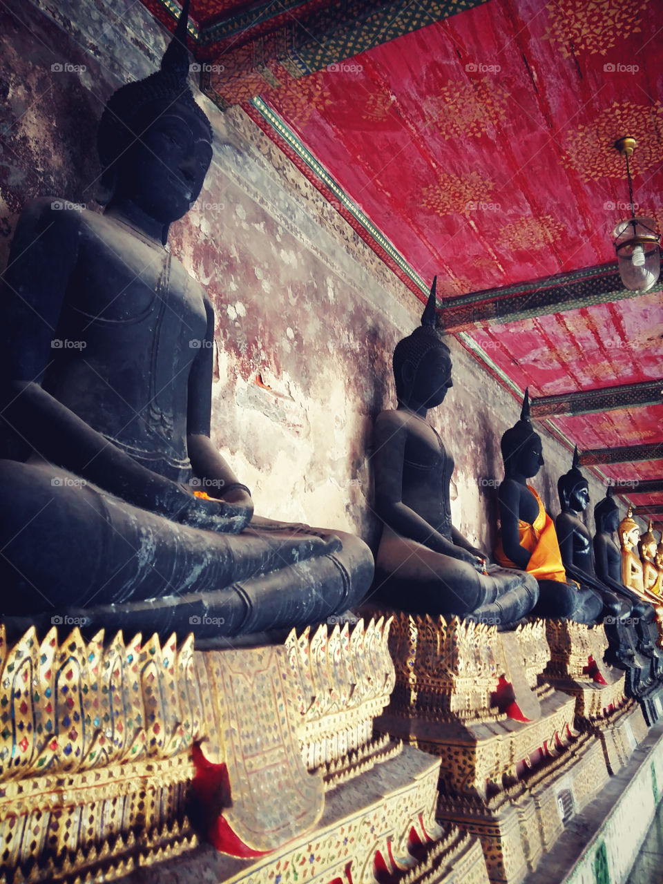 faith & believe. Walk around the temple in bangkok