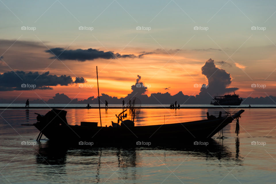 Long Tail Boat on Koh Tao 