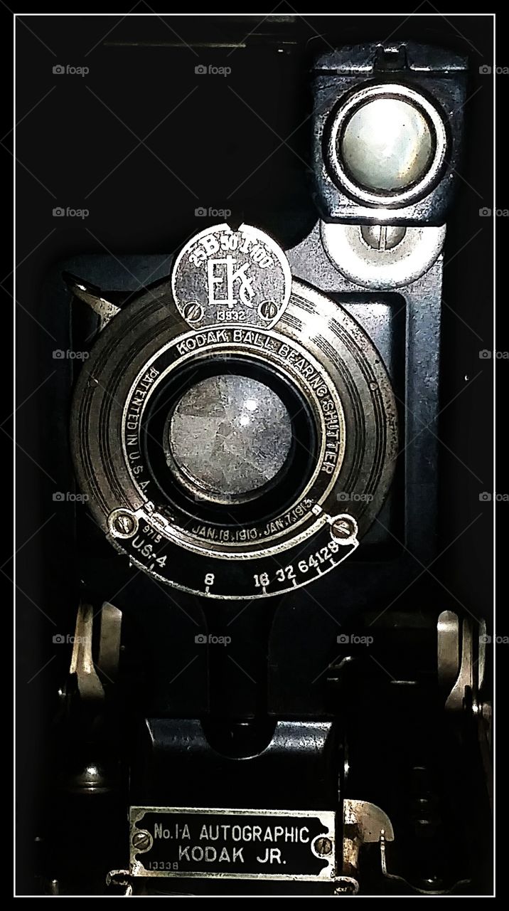 antique camera. 1915 Eastman Kodak camera