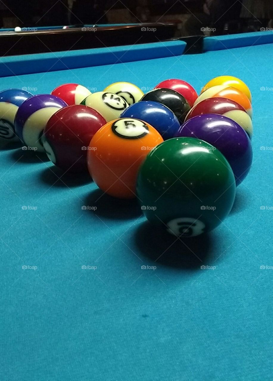 Billiards up close