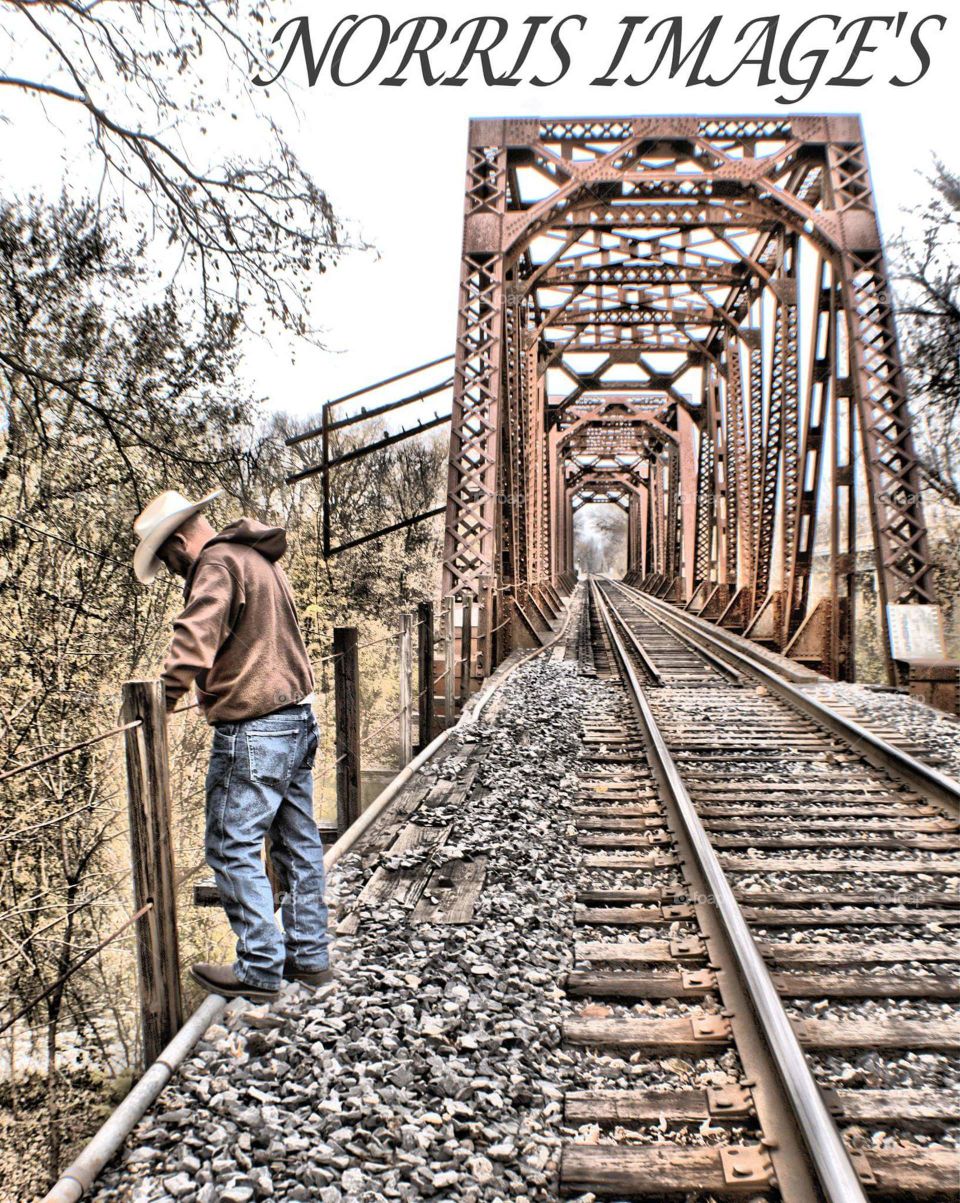 waiting for the train