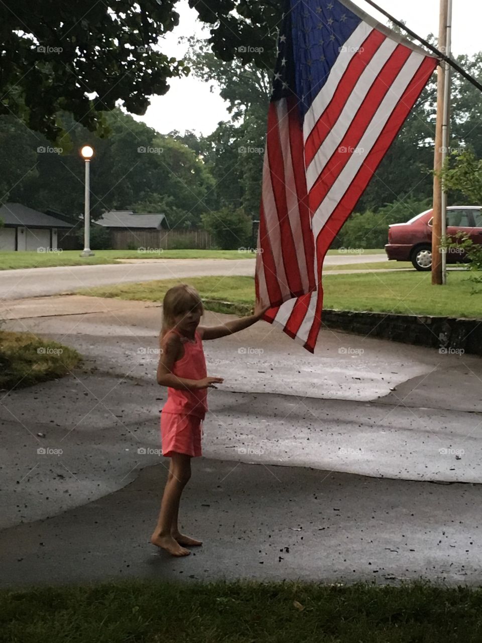 Proud little American