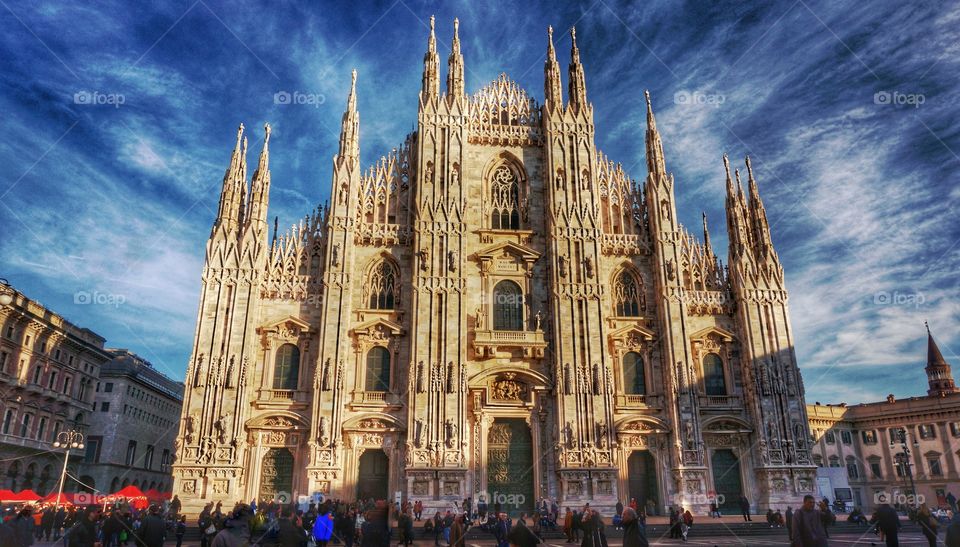 Architecture. Milan Cathedral