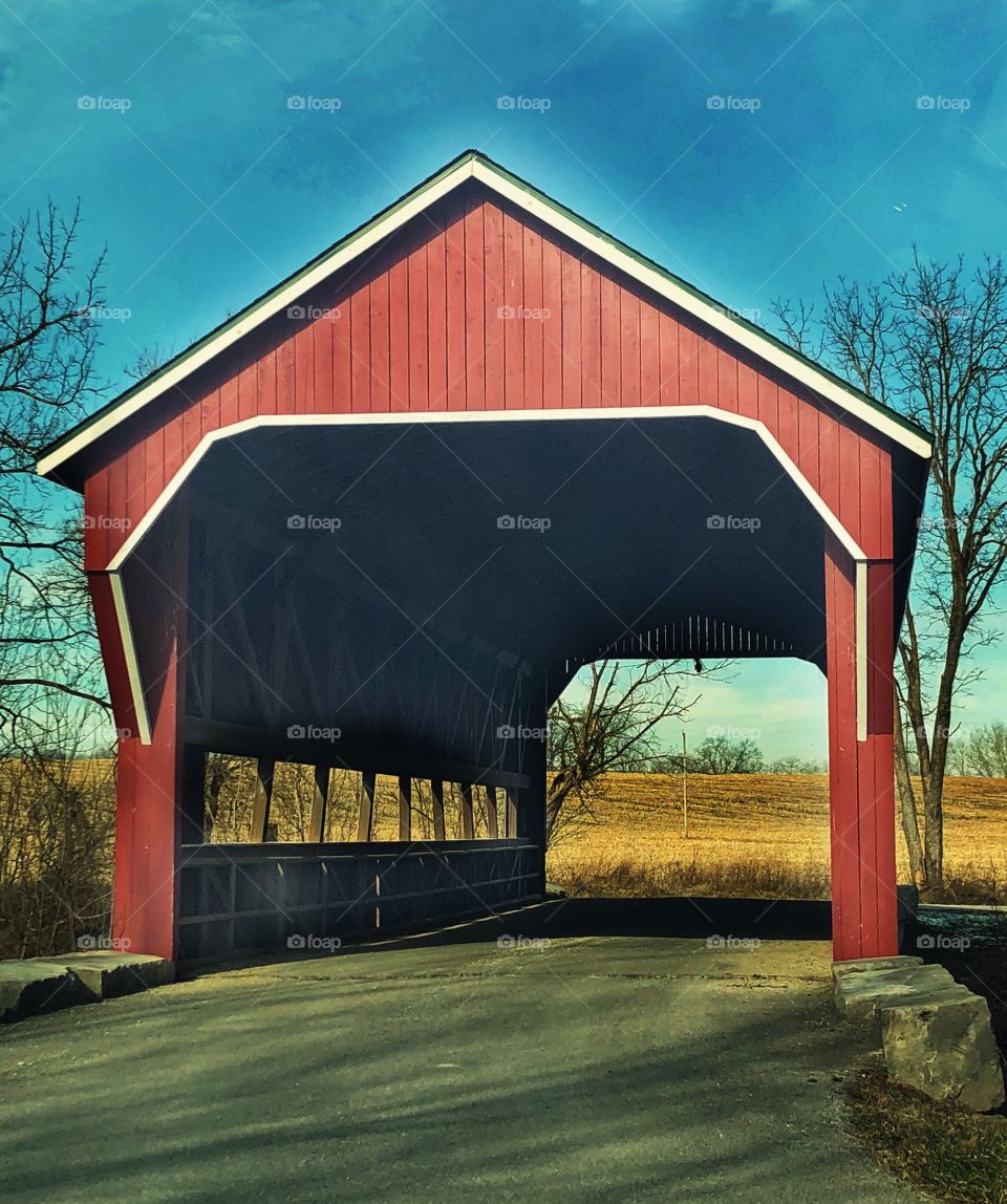 Covered bridge in Indiana 2