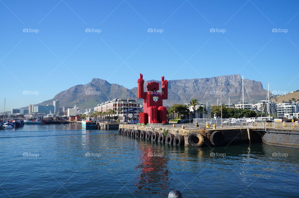 Cape Town coke art statue for the World Cup 