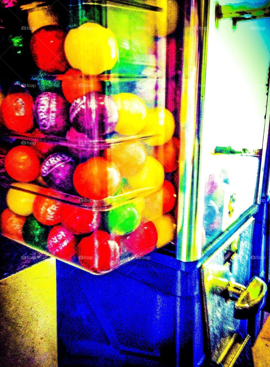 Bubble gum machine
