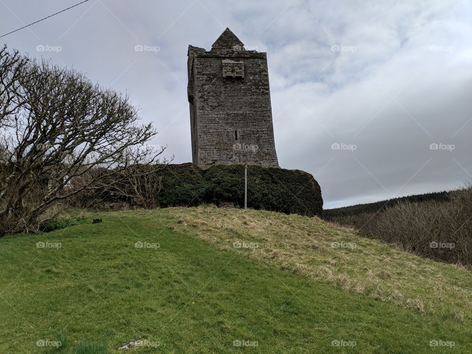 Beautiful old tower in Ireland