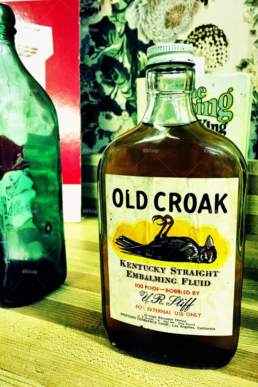 "Old Croak" Kentucky Straight Embalming Fluid