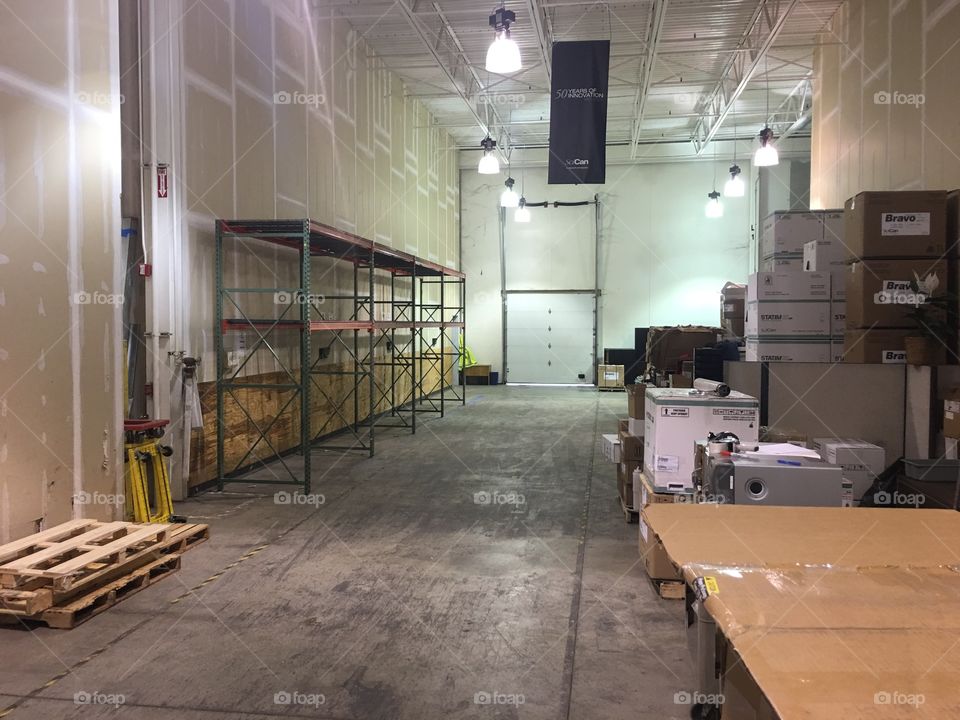 Warehouse shelving