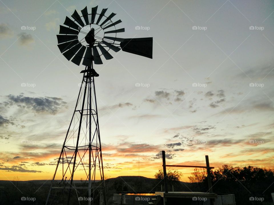 Windmill Silhouette