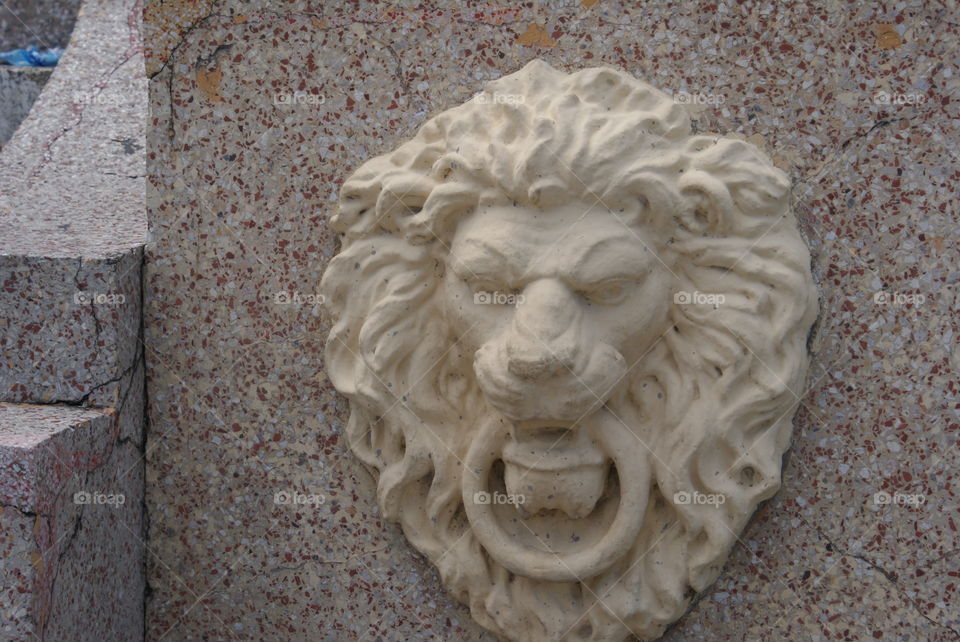 El rey León, escultura