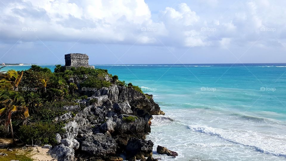 Tulum Ruins at seaside