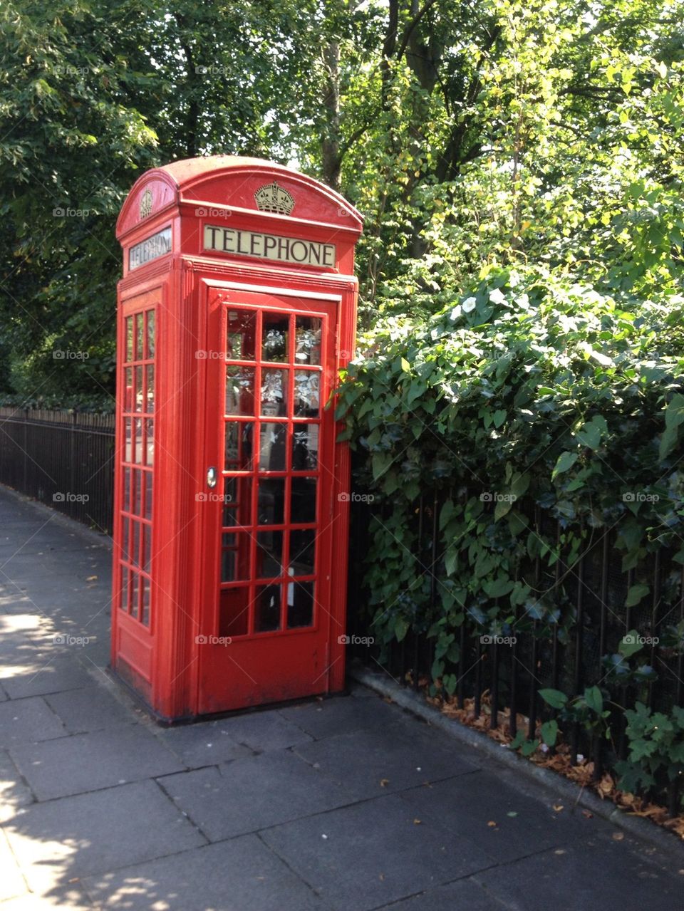 British phone box