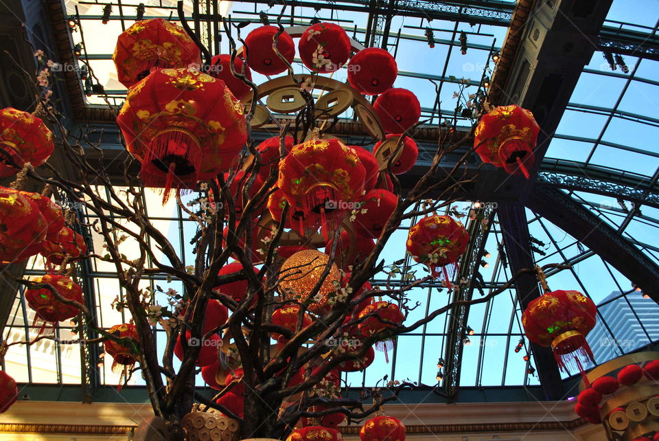 Decoration for Chinese New Year in Las Vegas, Nevada