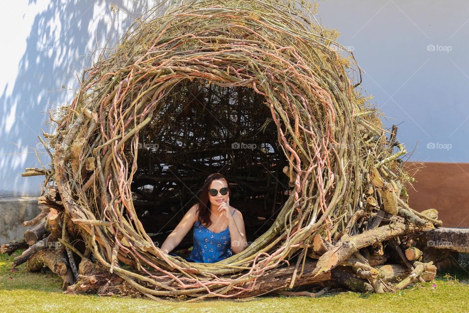 Giant nest.  Circle shape