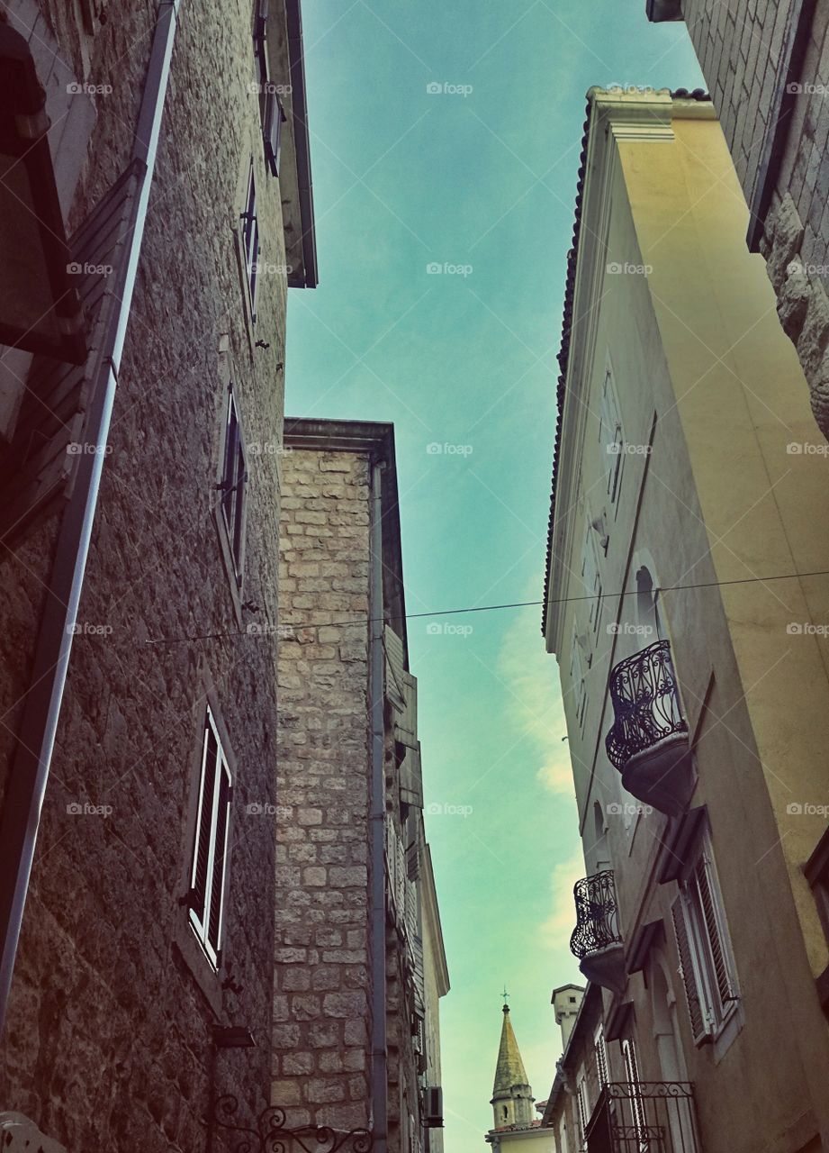 amazing architecture. old stone buildings