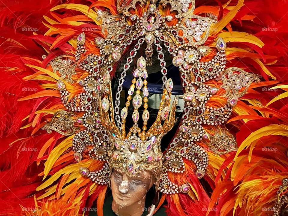 Portuguese festival mask.