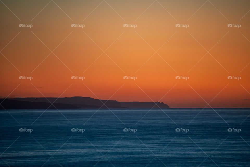 Sunset Over the Cliffs 