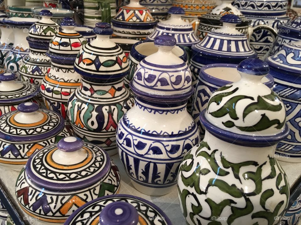 Pottery from fez 