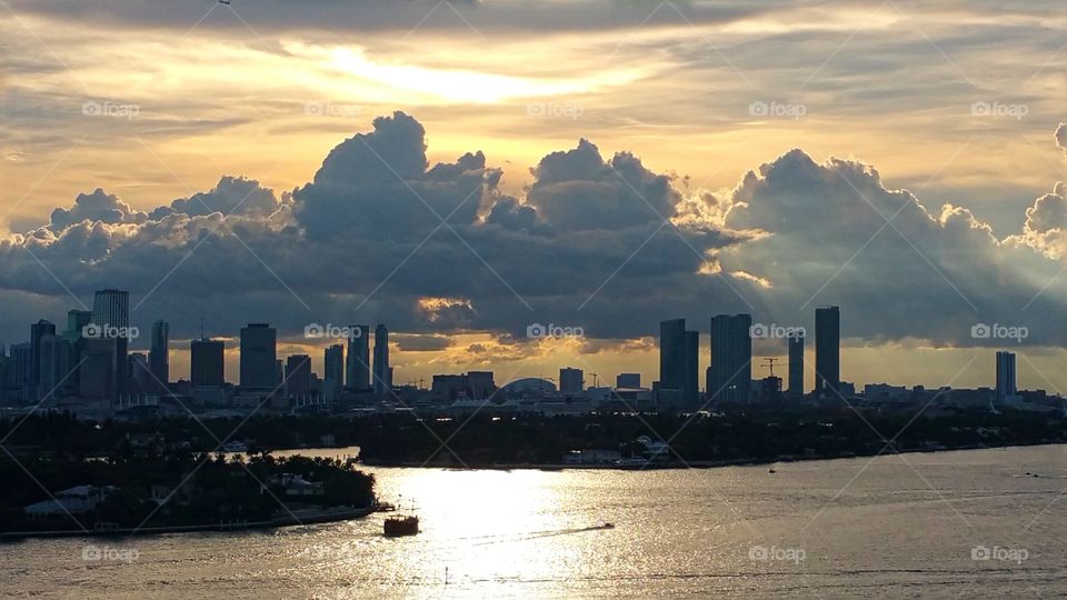 Cloudskape over Miami Florida