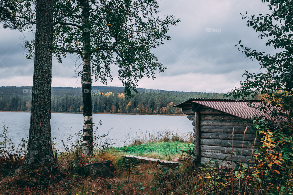 Shelter in Dalarna, Sweden