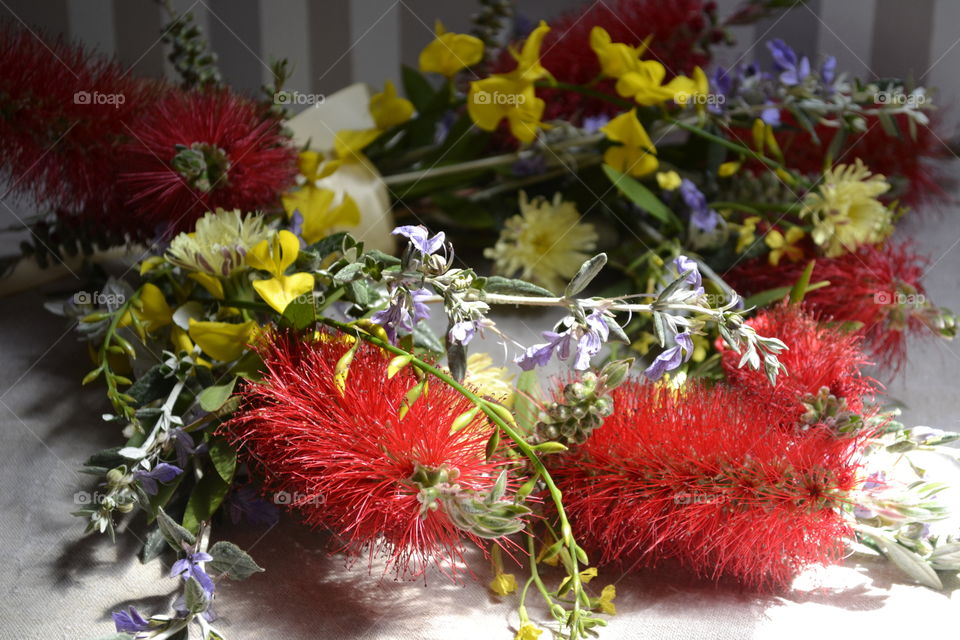 Close-up of flowers arrangement