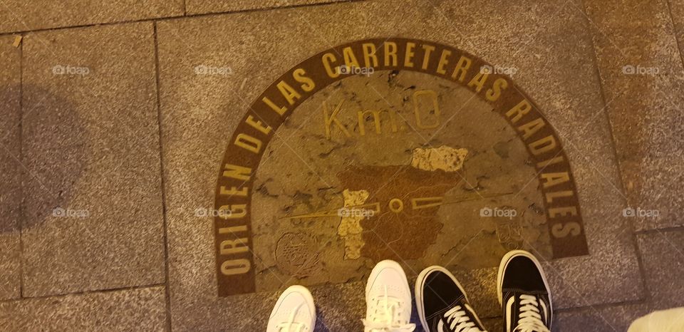 kilometer zero point in Madrid