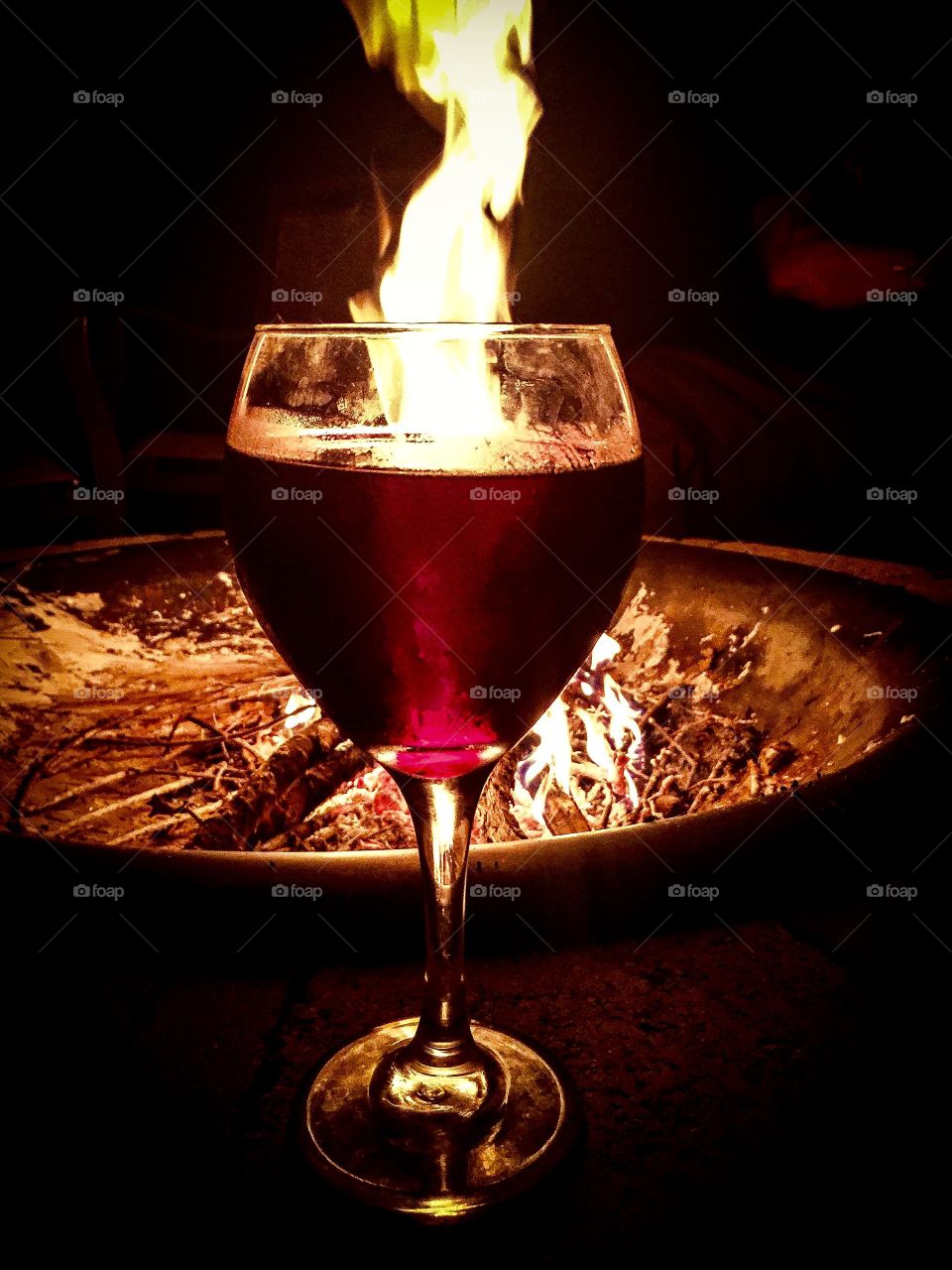 Wine and fire