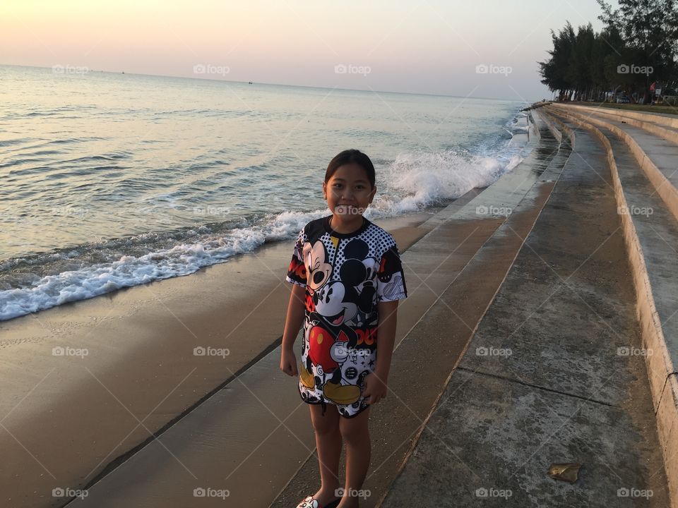 Beach, Sea, Seashore, Child, Water