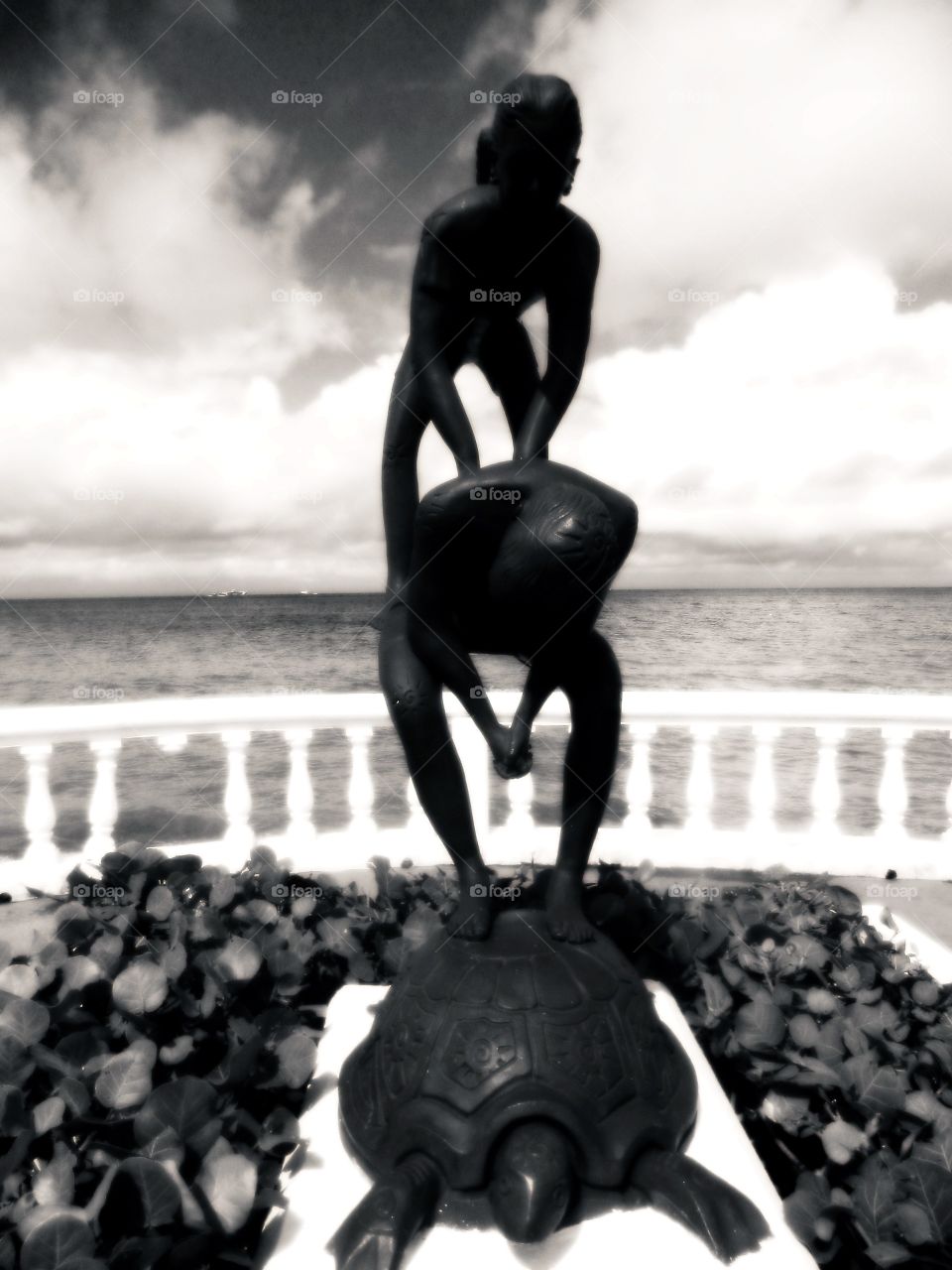 statue in Cozumel
